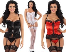 Corsetto nero raso usato  Spedire a Italy