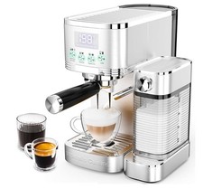 Máquina de café expresso 20 bar cappuccino latte máquina com espumador automático de leite comprar usado  Enviando para Brazil