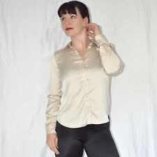 Beige glanz satin gebraucht kaufen  Berlin