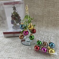 Glass christmas tree for sale  GRANTHAM