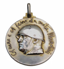 Medalha de prata comemorativa da divisão 5 ° CC.NN. 1º ° fevereiro Segunda Guerra Mundial, usado comprar usado  Enviando para Brazil