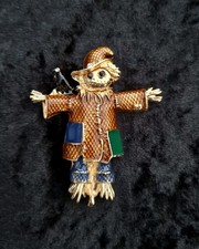 Enamel scarecrow crow for sale  PUDSEY