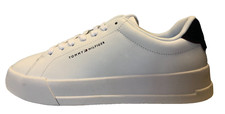 Tênis Tommy Hilfiger Court couro cano baixo Reino Unido 10 EUA 11 UE 44 REF SF537* comprar usado  Enviando para Brazil