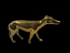 Vintage brass dog for sale  WHITEHAVEN