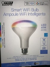 C-4. Lâmpada de inundação inteligente Feit BR30 2.4GHz WiFi mudança de cor e regulável comprar usado  Enviando para Brazil