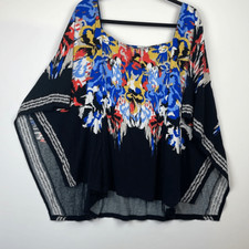 Blusa Style & Co Feminina Manga de Morcego Estilo Kimono Multicolor Plus Size 1X comprar usado  Enviando para Brazil