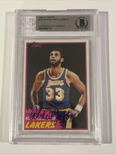 1981 topps kareem for sale 1981 topps kareem for sale  Johnstown