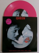 QUEEN TOO MUCH LOVE WILL KILL YOU PARLOPHONE QUEEN 23 FREDDIE MECURY PINK VINYL comprar usado  Enviando para Brazil