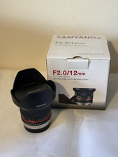 Samyang 12mm 2.0 for sale  TORQUAY
