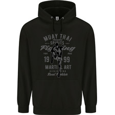 Moletom com capuz masculino 80% algodão Muay Thai luta MMA artes marciais academia comprar usado  Enviando para Brazil
