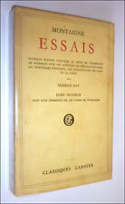 Essais montaigne livre d'occasion  Dourdan
