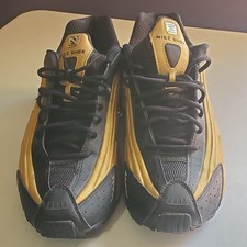 Nike Shox R4 preto metálico dourado tamanho 12 bom estado na caixa frete rápido  comprar usado  Enviando para Brazil