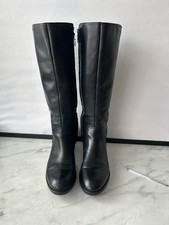 Geox black leather for sale  DAGENHAM
