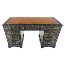 Chinoiserie black lacquer for sale  USA