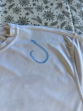 Usado, Iscas de pesca proteção solar manga longa Vapor Apparel raio GG azul comprar usado  Enviando para Brazil