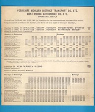 Bus timetable 1969 for sale  BIRMINGHAM
