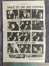 Sex Pistols original 1977 muito vago anúncio fosco comprar usado  Enviando para Brazil