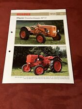 Allgaier traktor dieselschlepp gebraucht kaufen  Rotenburg