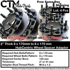 Thick 8x170mm hubcentric for sale  Irvine