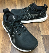 Tênis de corrida Asics Gel Nimbus 25 masculino tamanho 11 preto prata pura branco VEJA FOTOS comprar usado  Enviando para Brazil