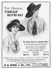 Tyrolean beaver hat for sale  GLASGOW
