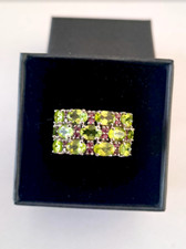 Bague bandeau péridot d'occasion  L'Île-Rousse