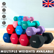 Neoprene dumbbells set for sale  PETERBOROUGH