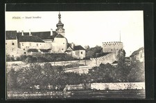 Pisek, Stare Hradby, pocztówka , używany na sprzedaż  Wysyłka do Poland