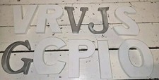 Wooden metal letters for sale  WATFORD