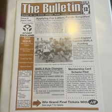 Rugby league bulletin for sale  YORK