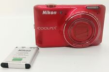 [Quase em perfeito estado] Câmera Digital Nikon COOLPIX S6400 Vermelha 16.0MP 12x Zoom Do Japão comprar usado  Enviando para Brazil