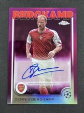 75/75 ≈1/1! Autógrafos autografados 2024-25 Topps Chrome UCC Dennis Bergkamp roxo comprar usado  Enviando para Brazil