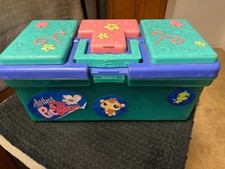 Littlest Pet Shop LPS estojo de armazenamento azul caixa de ferramentas LPS (trava faltando) comprar usado  Enviando para Brazil