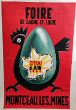 Affiche originale ancienne d'occasion  Marseille VII