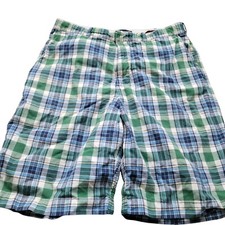 Bermuda masculina verão ABERCROMBIE & FITCH 34 xadrez preppy chino caminhada comprar usado  Enviando para Brazil