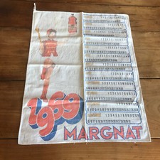 Torchon calendrier vintage d'occasion  Saint-Jean-en-Royans