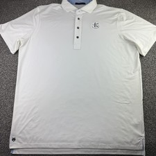 Usado, Camisa polo masculina Greyson XL branca K taco três lagoas fazenda golfe desempenho comprar usado  Enviando para Brazil