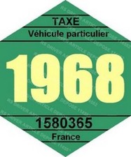 Vignette fiscale 1968 d'occasion  Paris I