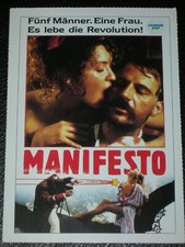 Filmkarte cinema manifesto gebraucht kaufen  Karlsruhe