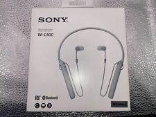 SONY WI-C400 Inalámbrico Bluetooth Estéreo Auriculares Intrauditivos HD Blanco NUEVO segunda mano  Embacar hacia Argentina