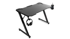 Używany, Biurko gamingowe czarne duże NanoRS, 150kg max, wysokość 750mm, 110x60x1,5cm, uc na sprzedaż  PL