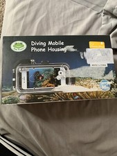 Sea frog 60M capa impermeável para celular mergulho iPhone 8 Plus branca comprar usado  Enviando para Brazil