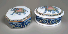 Caixas de bugigangas ovais e octogonais Wedgwood 'Blue Elephant' comprar usado  Enviando para Brazil