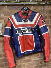 Alpinestars leather jacket for sale  SOLIHULL