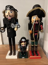 Wooden nutcrackers pirate for sale  Murfreesboro
