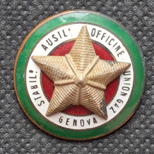 Distintivo operaio militarizza usato  Torino