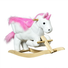 Homcom wooden unicorn for sale  GREENFORD