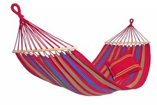 Hamak z prętem CAYENNE różowy 310 x 80 cm 180 kg, używany na sprzedaż  PL