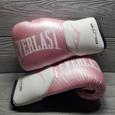 Usado, Luvas de treinamento Everlast Elite estilo profissional - 8 oz rosa tamanho P comprar usado  Enviando para Brazil