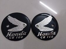 HONDA CB 160 Tanque de gás emblema BADGE par de prata, usado comprar usado  Enviando para Brazil